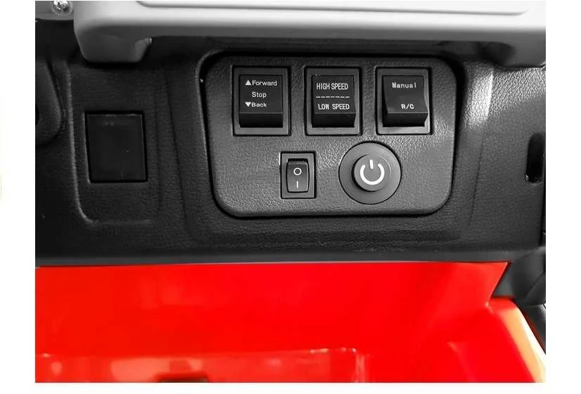 Elektromobilis vaikams Jeep HP012, raudonas