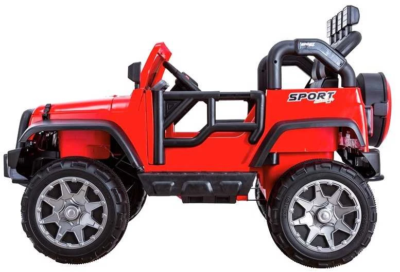 Elektromobilis vaikams Jeep HP012, raudonas