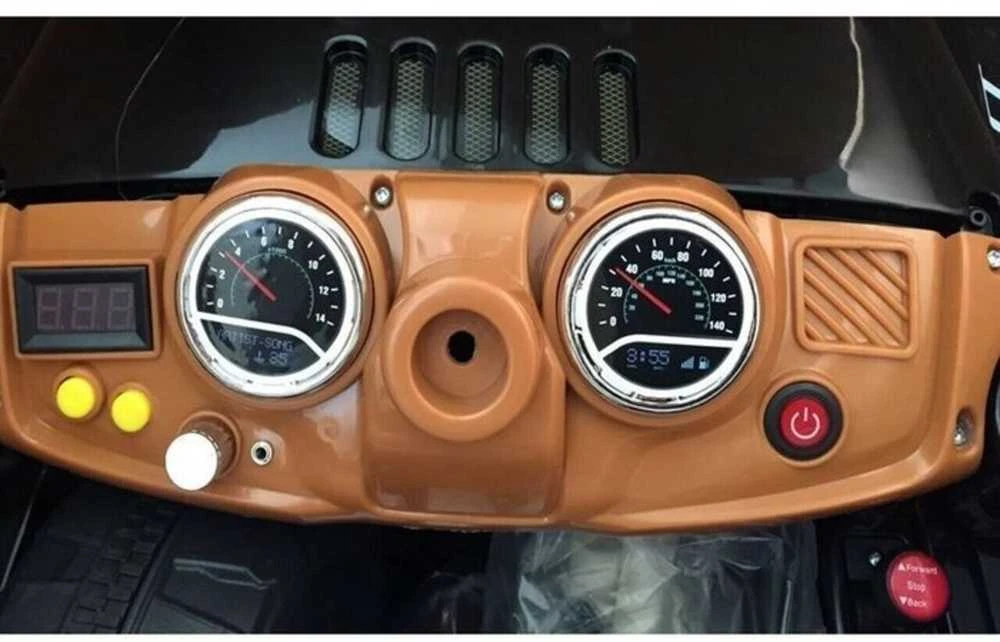 Elektromobilis vaikams Jeep JJ245, juodas