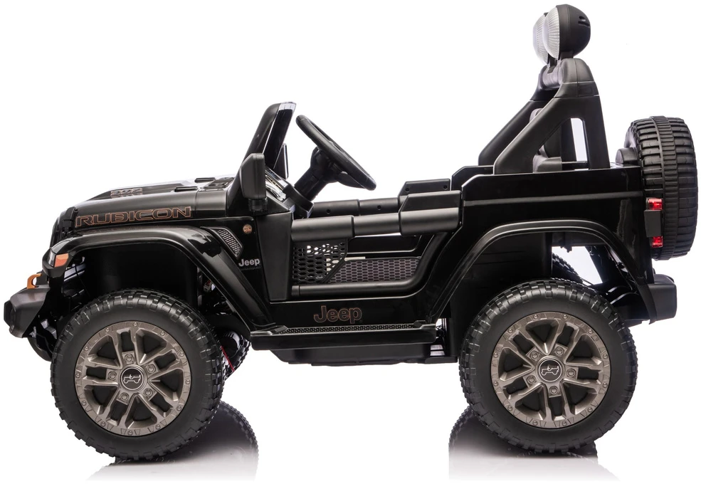 Elektromobilis vaikams Jeep Rubicon 4x4 DK-JWR556 4x200W 24V, juodas
