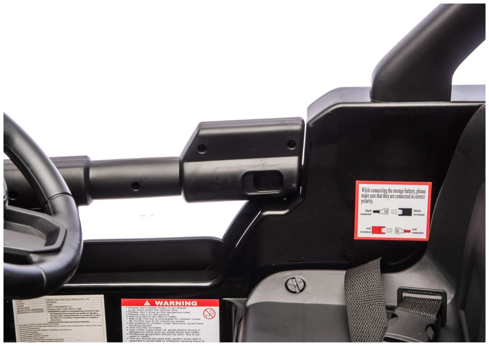 Elektromobilis vaikams Jeep Rubicon 4x4 DK-JWR556 4x200W 24V, juodas