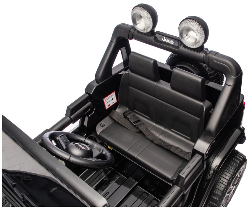 Elektromobilis vaikams Jeep Rubicon 4x4 DK-JWR556 4x200W 24V, juodas
