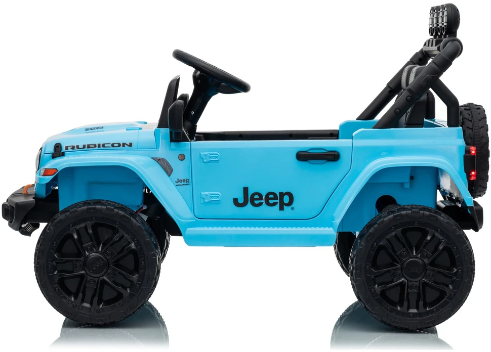 Elektromobilis vaikams Jeep Rubicon DK-JWR558 24V, šviesiai mėlynas