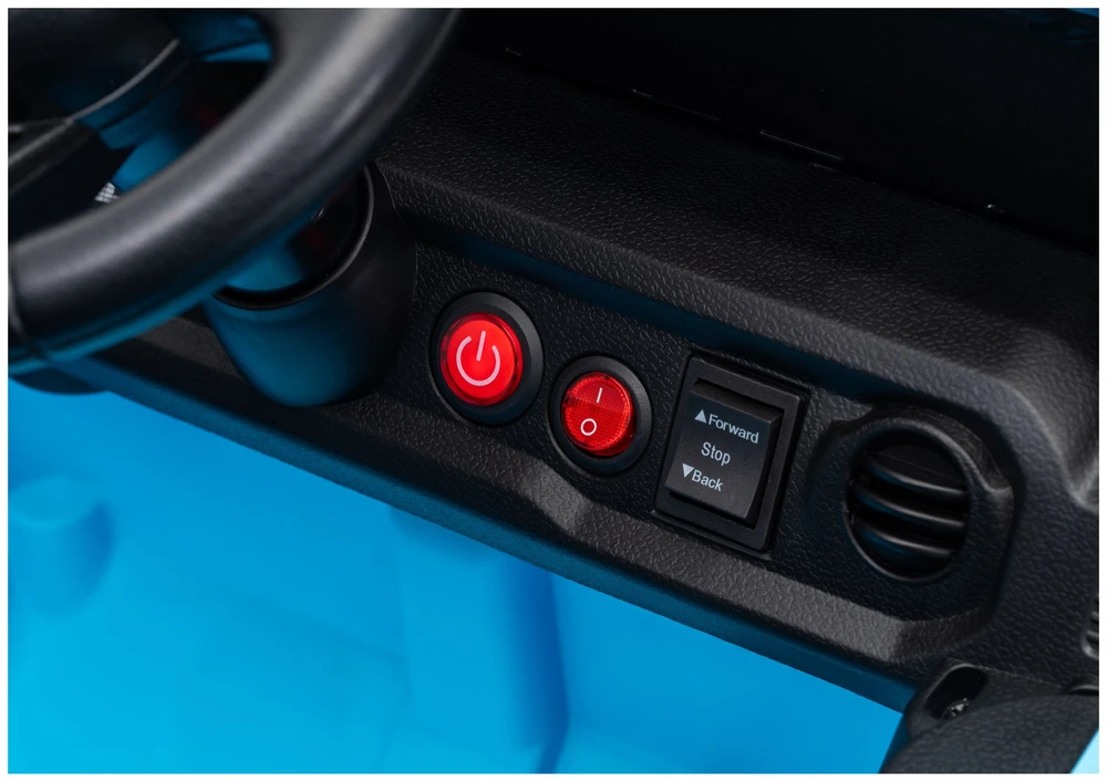 Elektromobilis vaikams Jeep Rubicon DK-JWR558 24V, šviesiai mėlynas