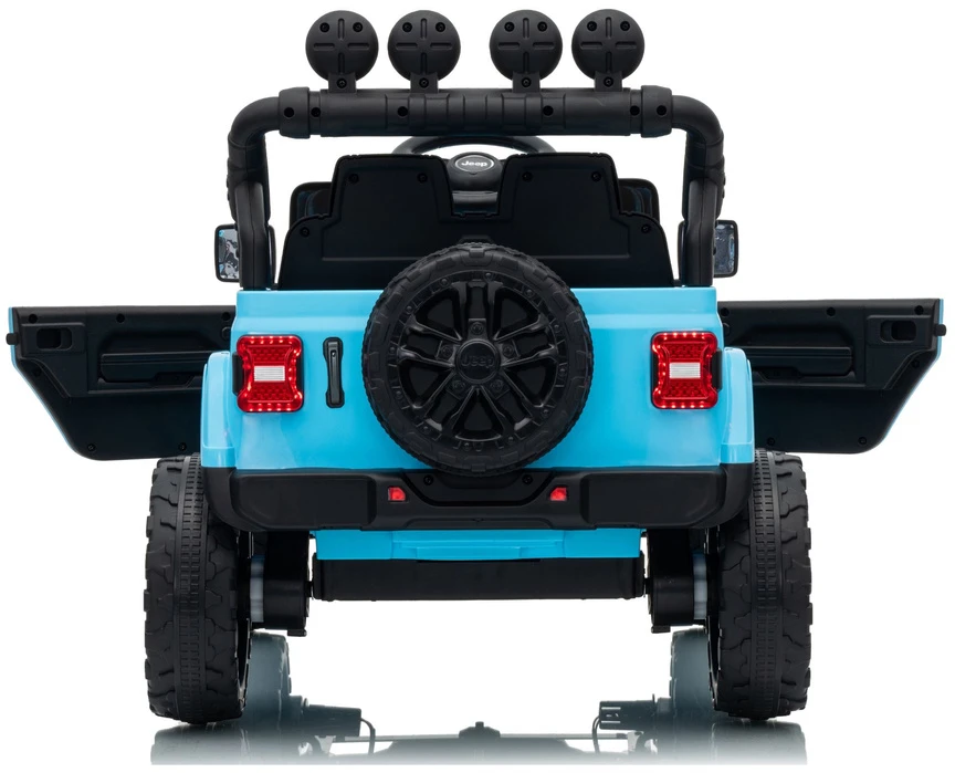 Elektromobilis vaikams Jeep Rubicon DK-JWR558 24V, šviesiai mėlynas