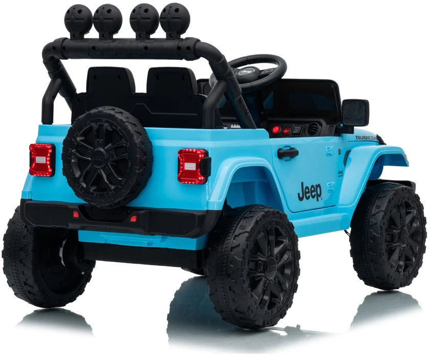 Elektromobilis vaikams Jeep Rubicon DK-JWR558 24V, šviesiai mėlynas