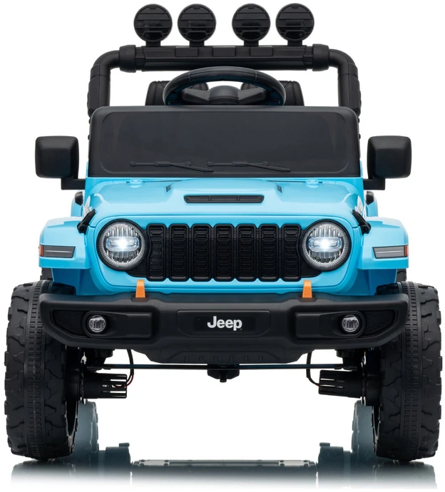 Elektromobilis vaikams Jeep Rubicon DK-JWR558 24V, šviesiai mėlynas