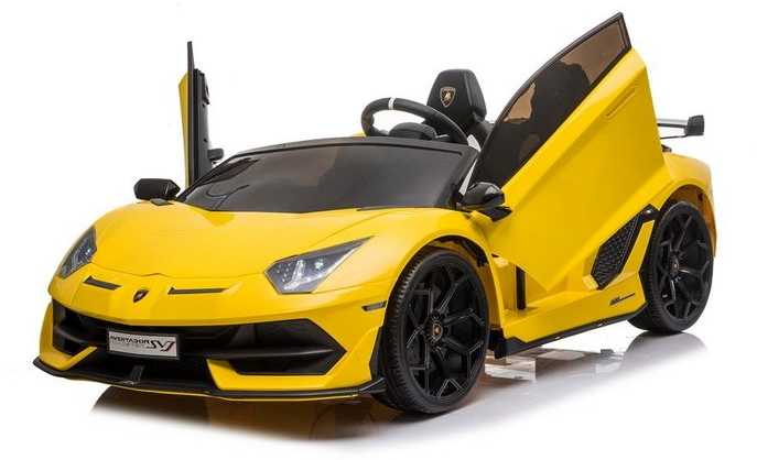 Elektromobilis vaikams Lamborghini Aventador SX2028, geltonas