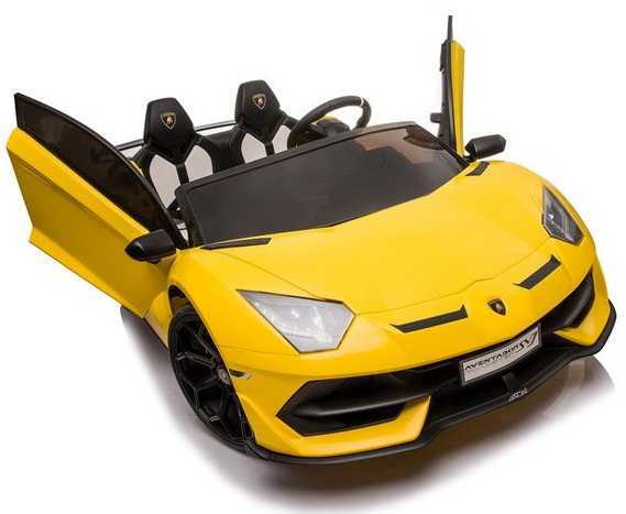 Elektromobilis vaikams Lamborghini Aventador SX2028, geltonas