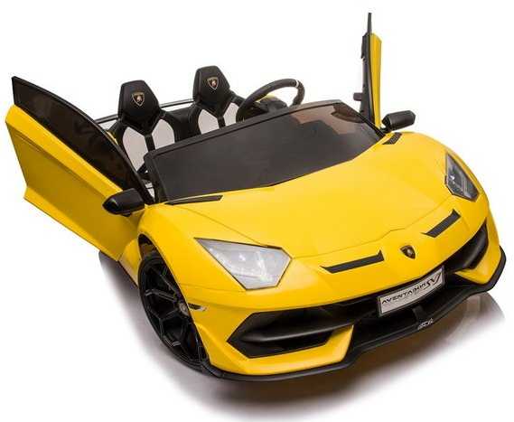 Elektromobilis vaikams Lamborghini Aventador SX2028, geltonas