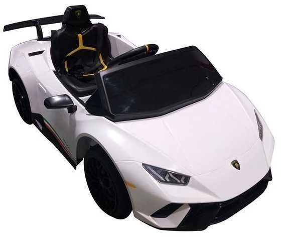 Elektromobilis vaikams Lamborghini Huracan, baltas
