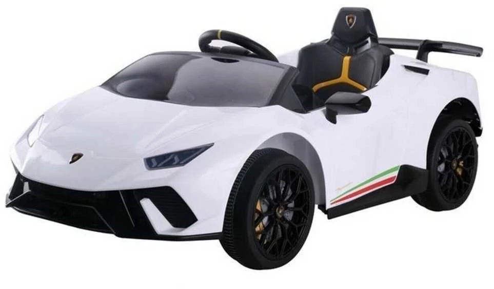 Elektromobilis vaikams Lamborghini Huracan, baltas