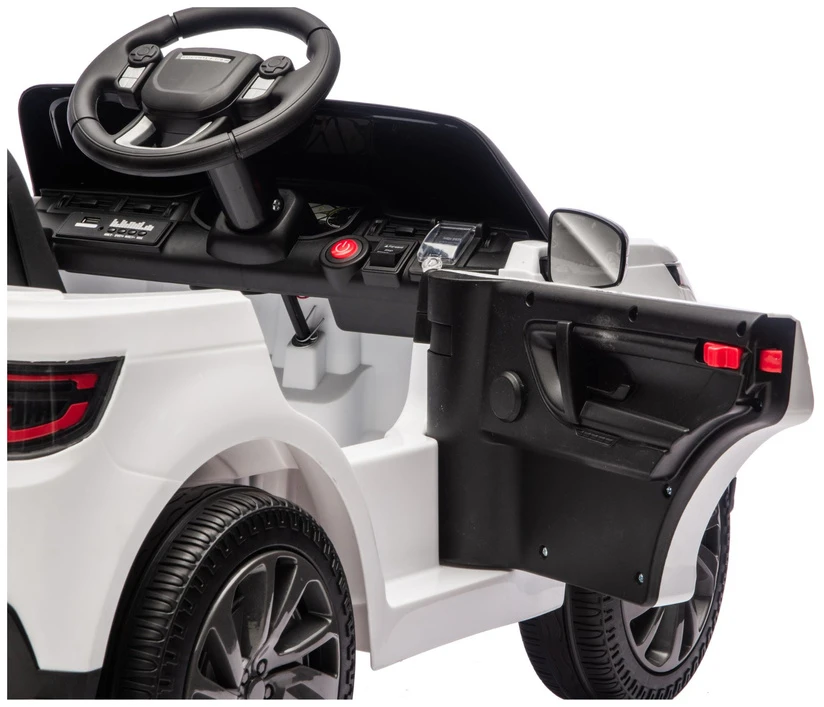 Elektromobilis vaikams Land Rover Discovery DLS-K06, baltas