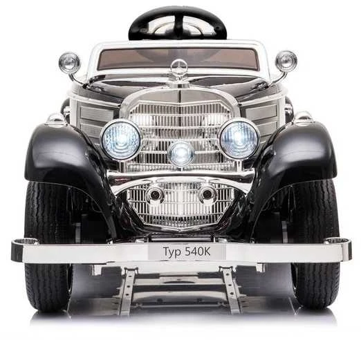 Elektromobilis vaikams Mercedes 540K, juodas