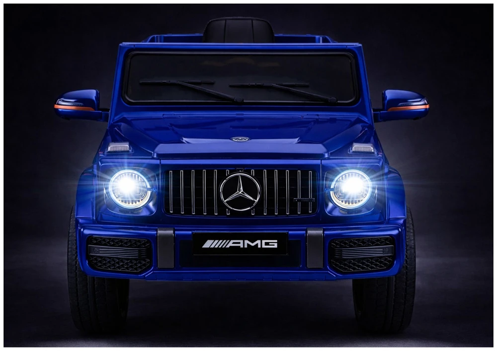Elektromobilis vaikams Mercedes AMG G 63, mėlynas lakuotas