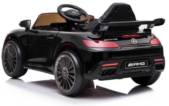 Elektromobilis vaikams Mercedes AMG GT R, juodas