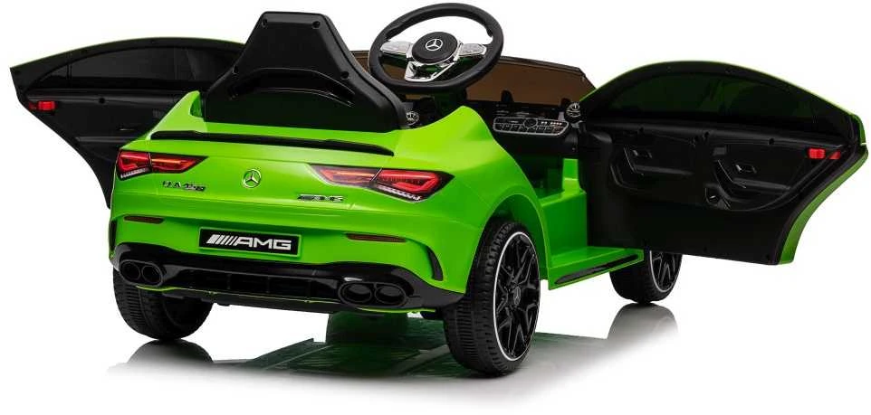 Elektromobilis vaikams Mercedes CLA 45s AMG 4x4, žalias