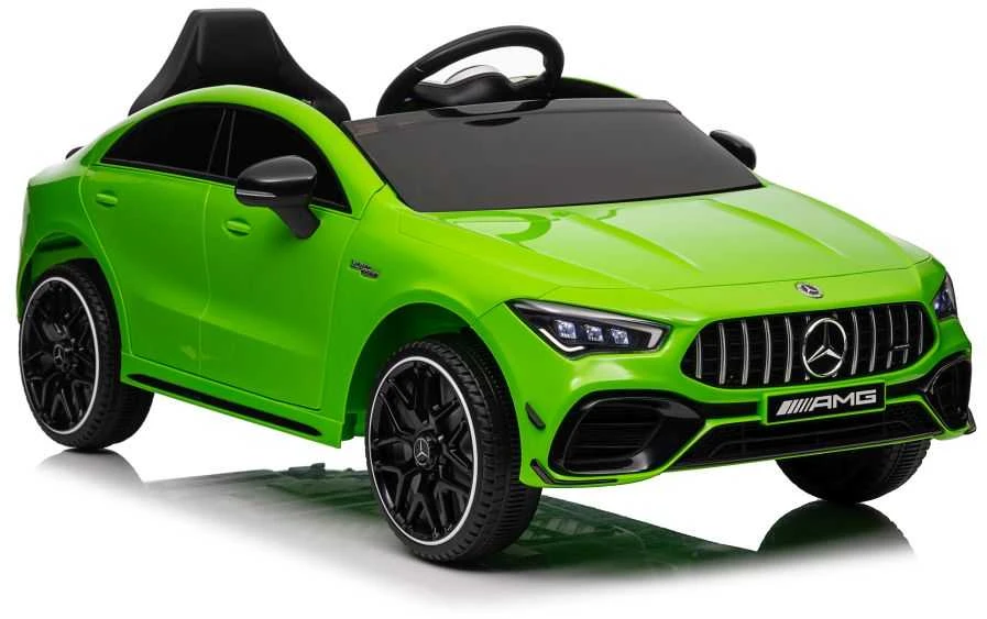 Elektromobilis vaikams Mercedes CLA 45s AMG 4x4, žalias