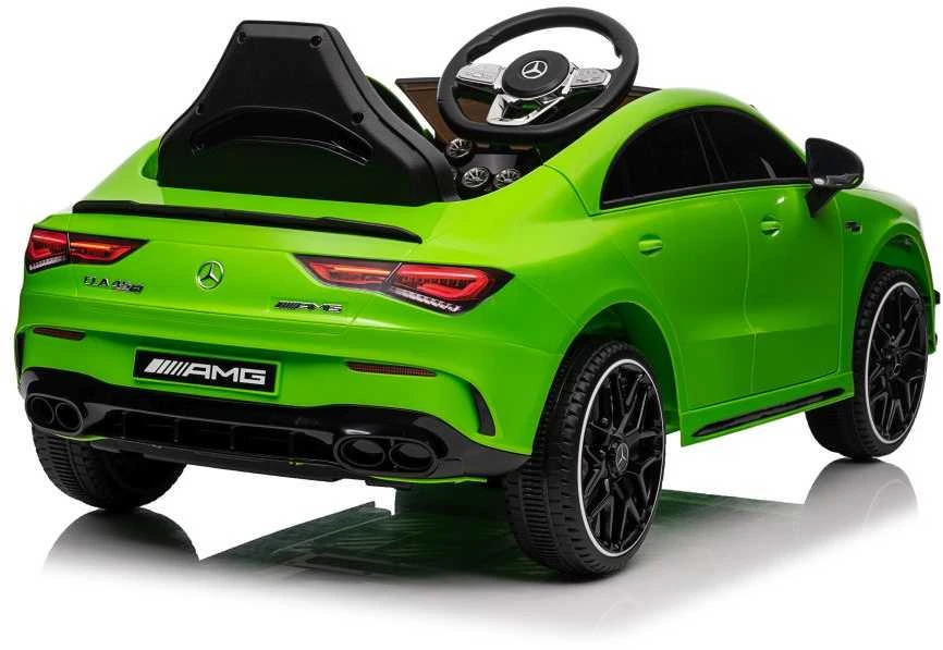 Elektromobilis vaikams Mercedes CLA 45s AMG 4x4, žalias