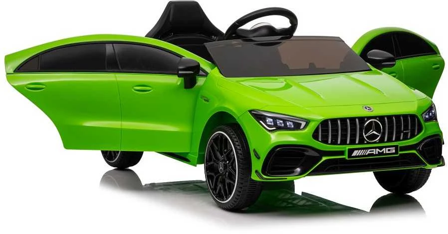 Elektromobilis vaikams Mercedes CLA 45s AMG 4x4, žalias
