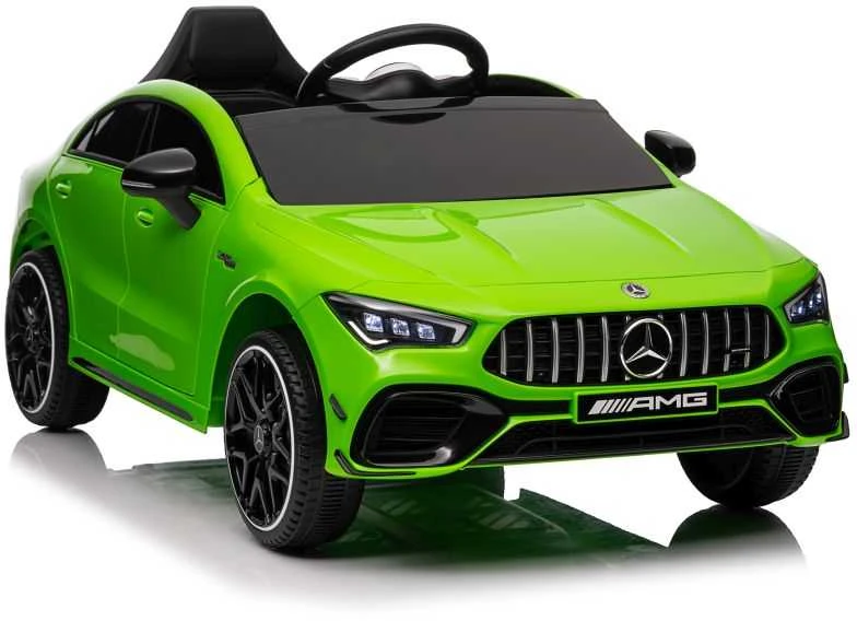 Elektromobilis vaikams Mercedes CLA 45s AMG 4x4, žalias