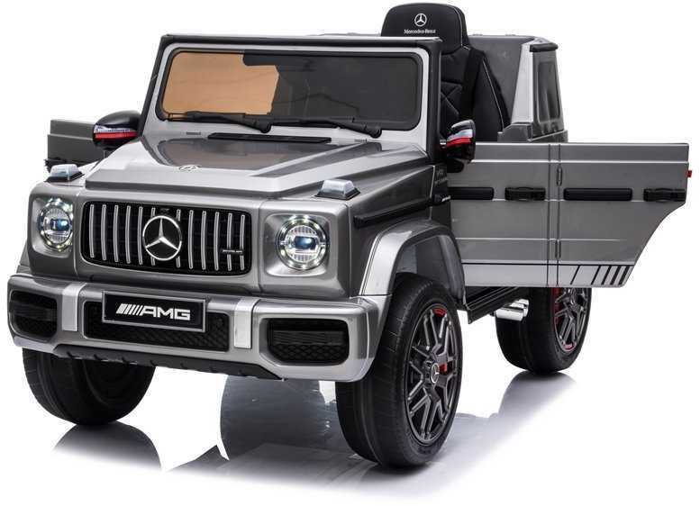 Elektromobilis vaikams Mercedes G63 AMG BBH-002, sidabrinis lakuotas