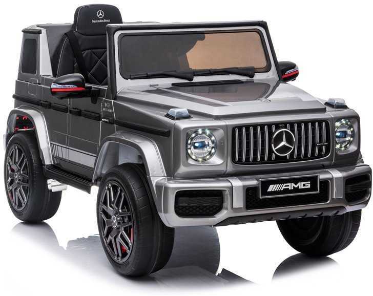 Elektromobilis vaikams Mercedes G63 AMG BBH-002, sidabrinis lakuotas