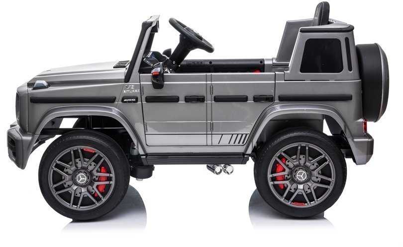 Elektromobilis vaikams Mercedes G63 AMG BBH-002, sidabrinis lakuotas