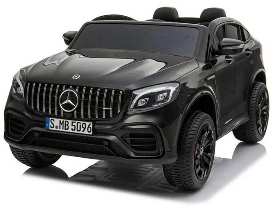 Elektromobilis vaikams Mercedes GLC 63S su MP4, juodas lakuotas