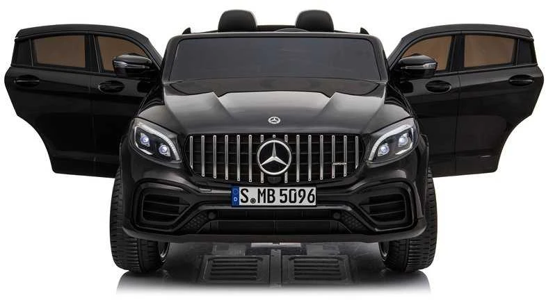 Elektromobilis vaikams Mercedes GLC 63S su MP4, juodas lakuotas