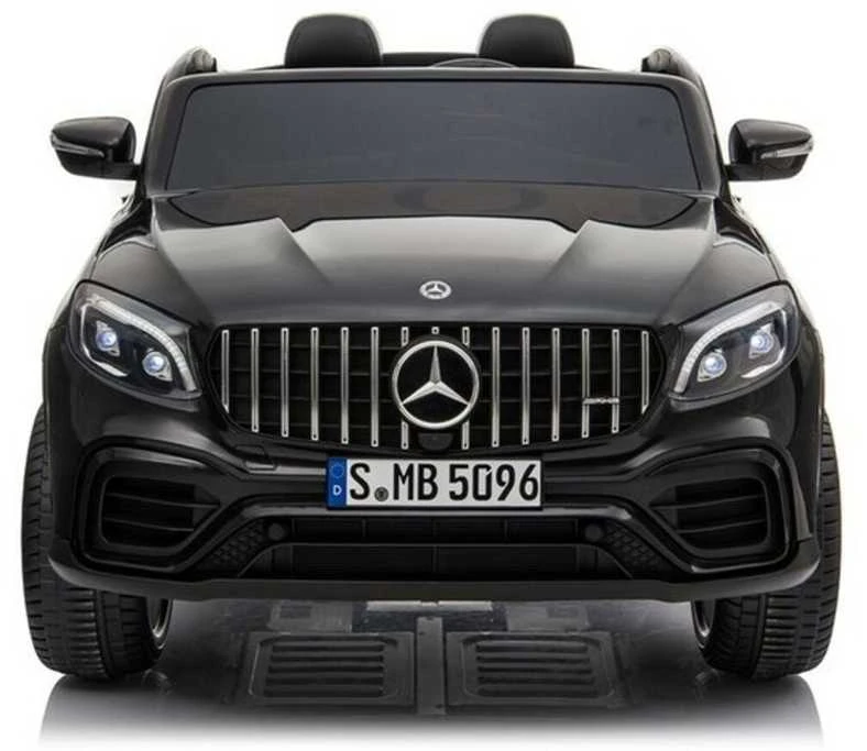 Elektromobilis vaikams Mercedes GLC 63S su MP4, juodas lakuotas