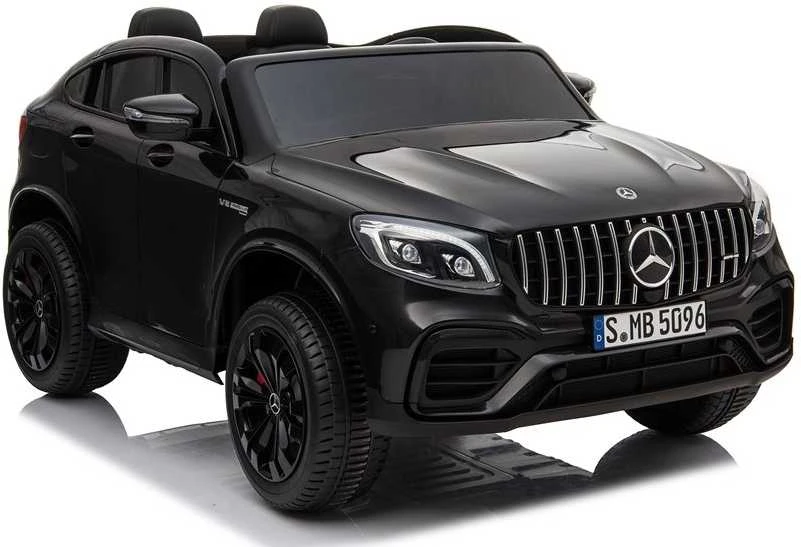 Elektromobilis vaikams Mercedes GLC 63S su MP4, juodas lakuotas