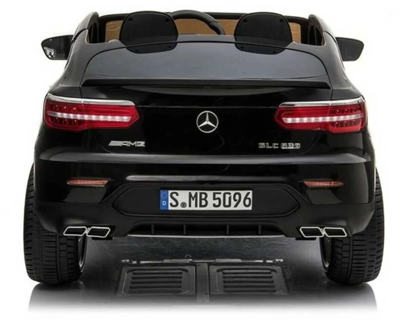 Elektromobilis vaikams Mercedes GLC 63S su MP4, juodas lakuotas