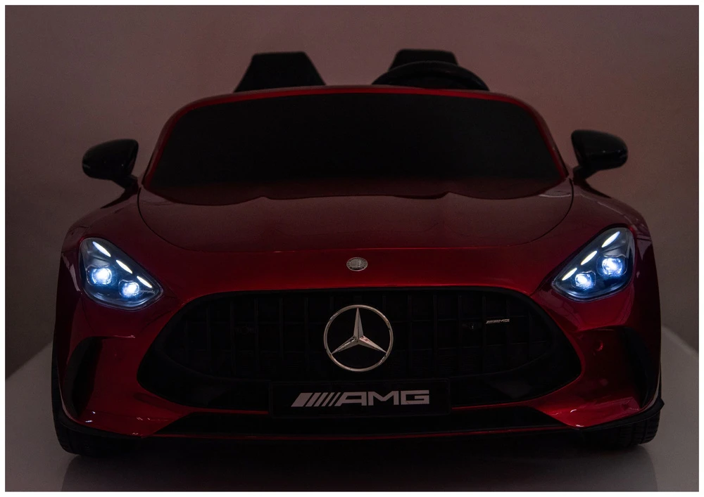 Elektromobilis vaikams Mercedes GT63 AMG DK-GT63 24V LCD, raudonas lakuotas