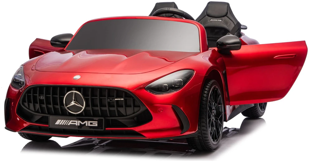 Elektromobilis vaikams Mercedes GT63 AMG DK-GT63 24V LCD, raudonas lakuotas