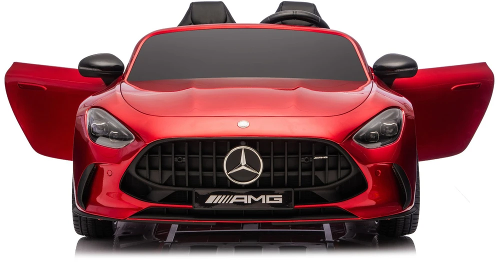 Elektromobilis vaikams Mercedes GT63 AMG DK-GT63 24V LCD, raudonas lakuotas
