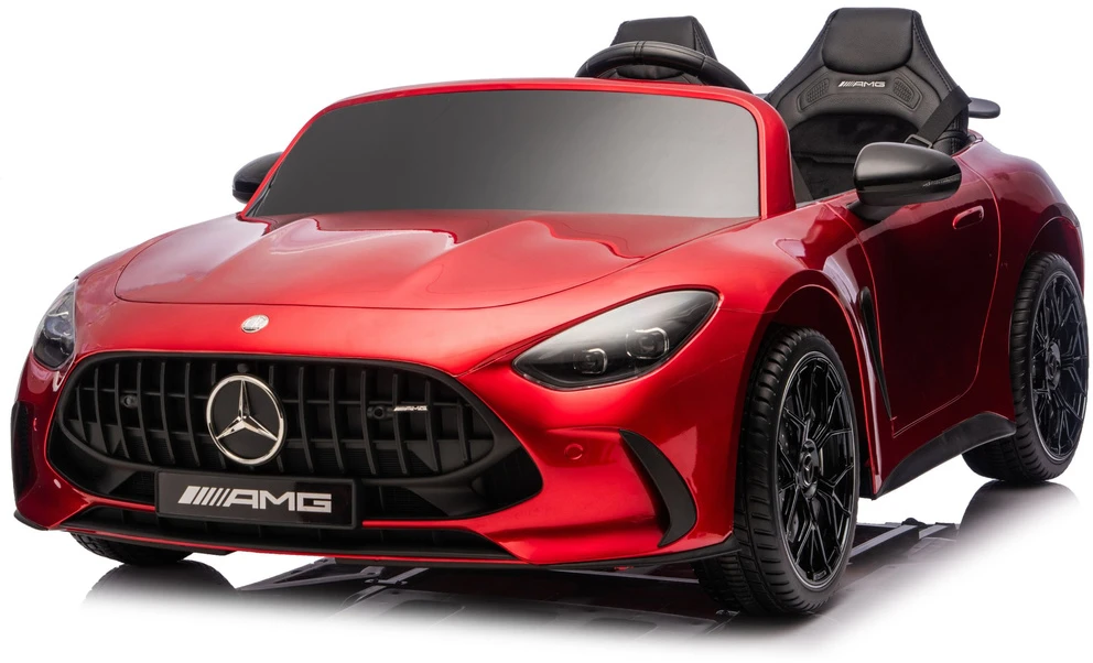 Elektromobilis vaikams Mercedes GT63 AMG DK-GT63 24V LCD, raudonas lakuotas