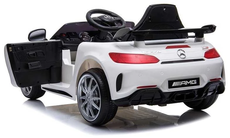 Elektromobilis vaikams Mercedes GTR, baltas