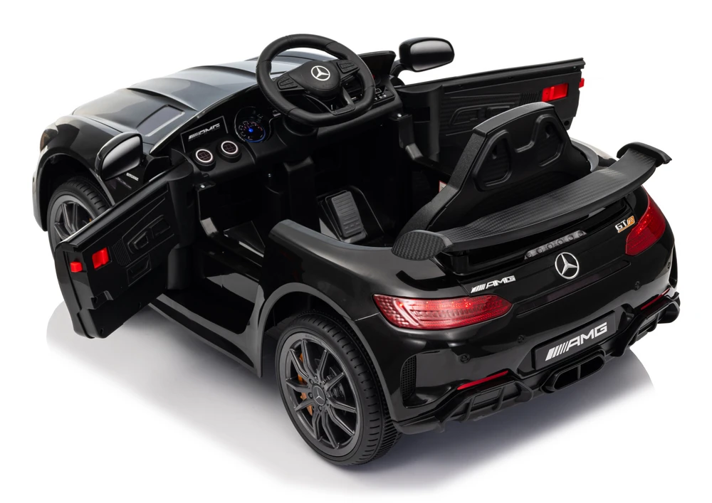Elektromobilis vaikams Mercedes GTR, juodas