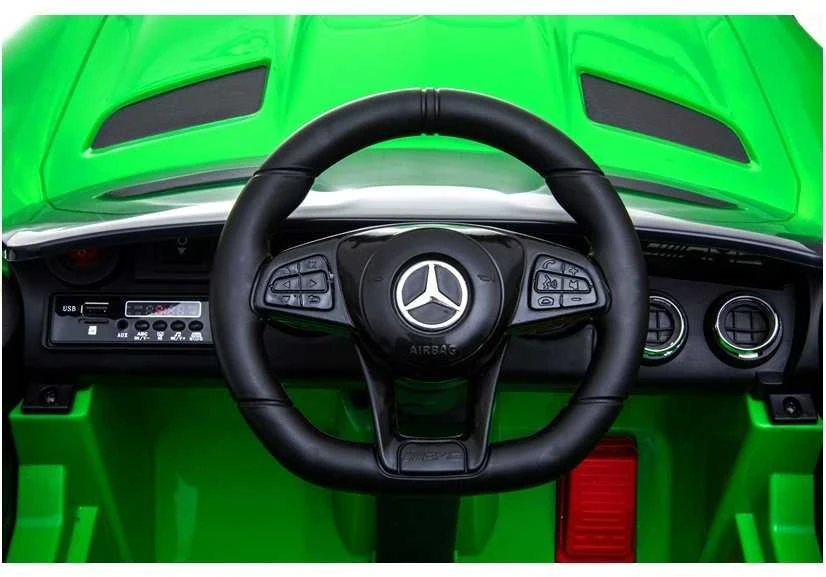 Elektromobilis vaikams Mercedes GTR, žalias