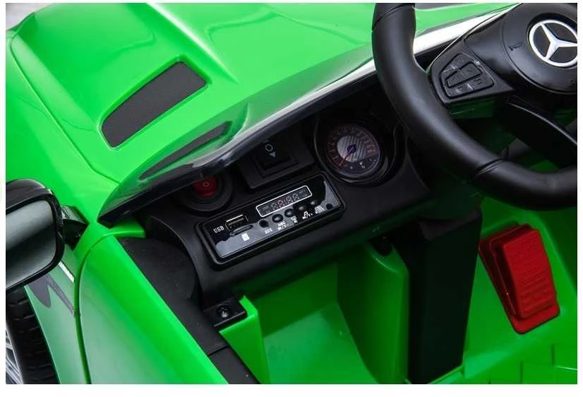 Elektromobilis vaikams Mercedes GTR, žalias