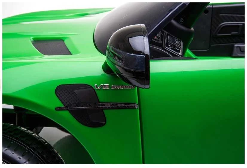 Elektromobilis vaikams Mercedes GTR, žalias
