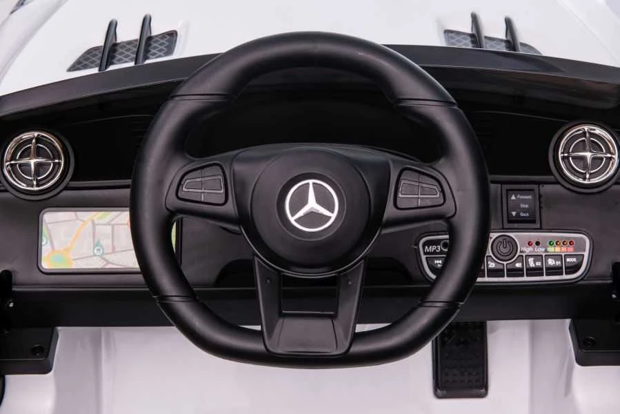 Elektromobilis vaikams Mercedes SL65 S, baltas