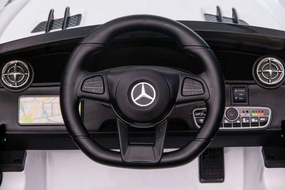 Elektromobilis vaikams Mercedes SL65 S, baltas