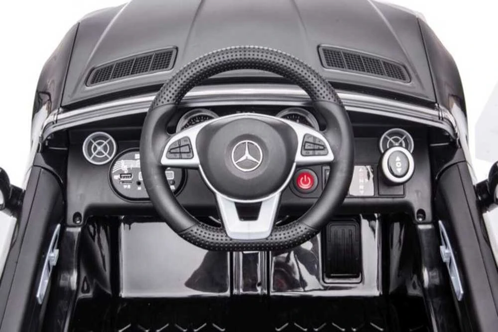 Elektromobilis vaikams Mercedes SLC 300, juodas