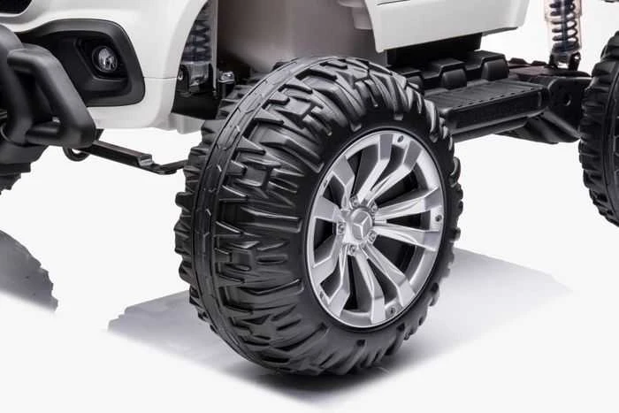 Elektromobilis vaikams Mercedes X 4x4 AWD, MP4, baltas