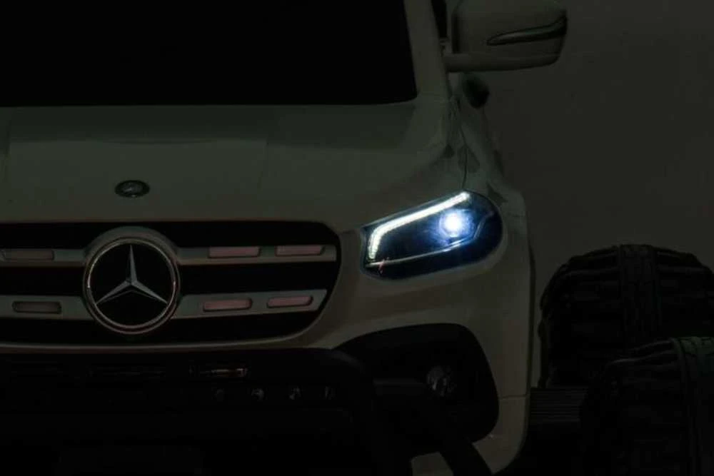 Elektromobilis vaikams Mercedes X 4x4 AWD, MP4, baltas