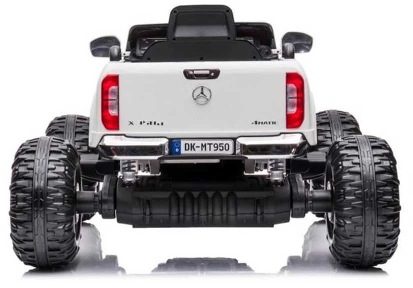Elektromobilis vaikams Mercedes X 4x4 AWD, MP4, baltas