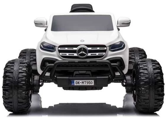 Elektromobilis vaikams Mercedes X 4x4 AWD, MP4, baltas