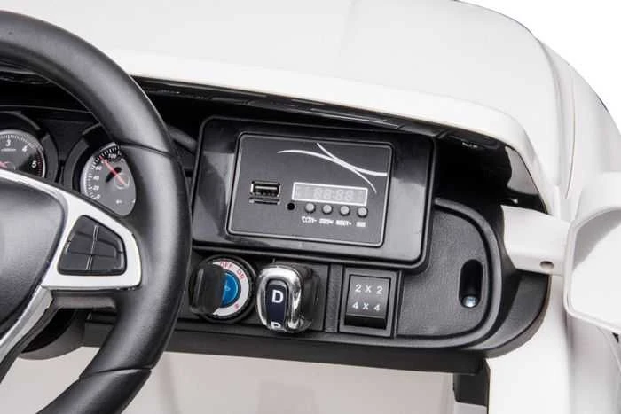 Elektromobilis vaikams Mercedes X 4x4 AWD, MP4, baltas